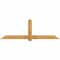 Ekena Millwork Eugene Rough Sawn Timber Gable Bracket, Western Red Cedar, 96"W x 32"H x 4"D x 6"F, 8/12 Pitch GBW096X32X0406EUG00RWR - alternate 1